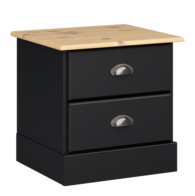 Avia 2 Drawer Bedside