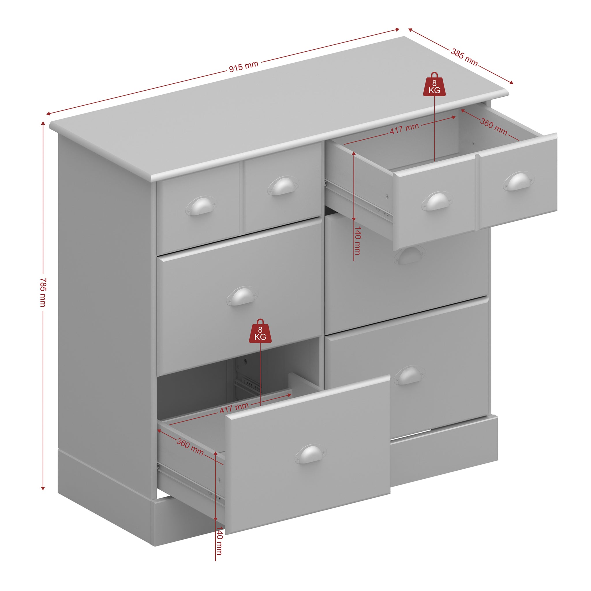 Avia 4+2 Wide Chest