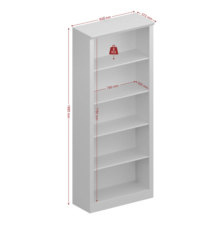 Avia 4 Shelf bookcase