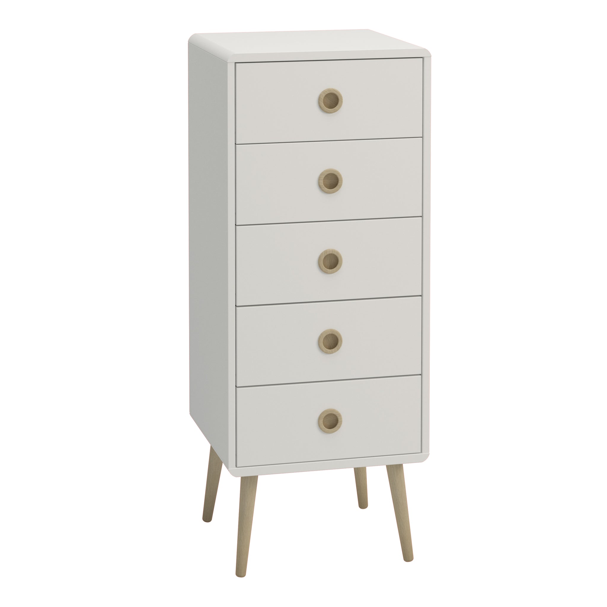 Soft Path5 Drawer Narrow Chest