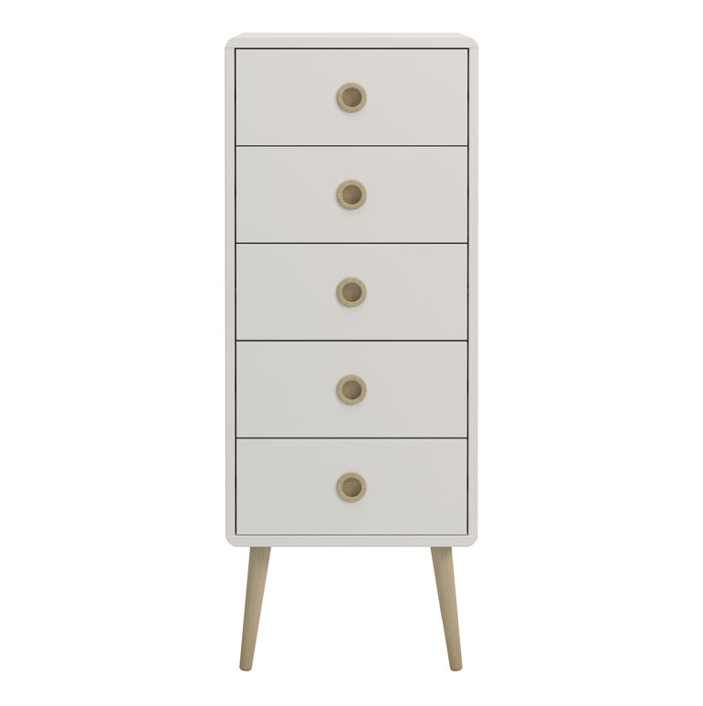 Soft Path5 Drawer Narrow Chest