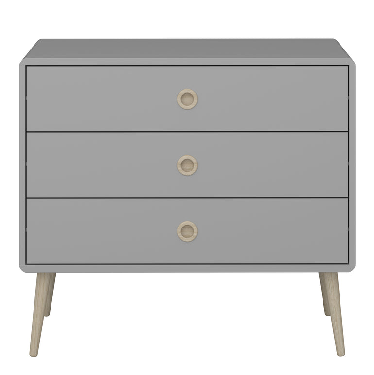 Soft Path3 Drawer Wide Chest