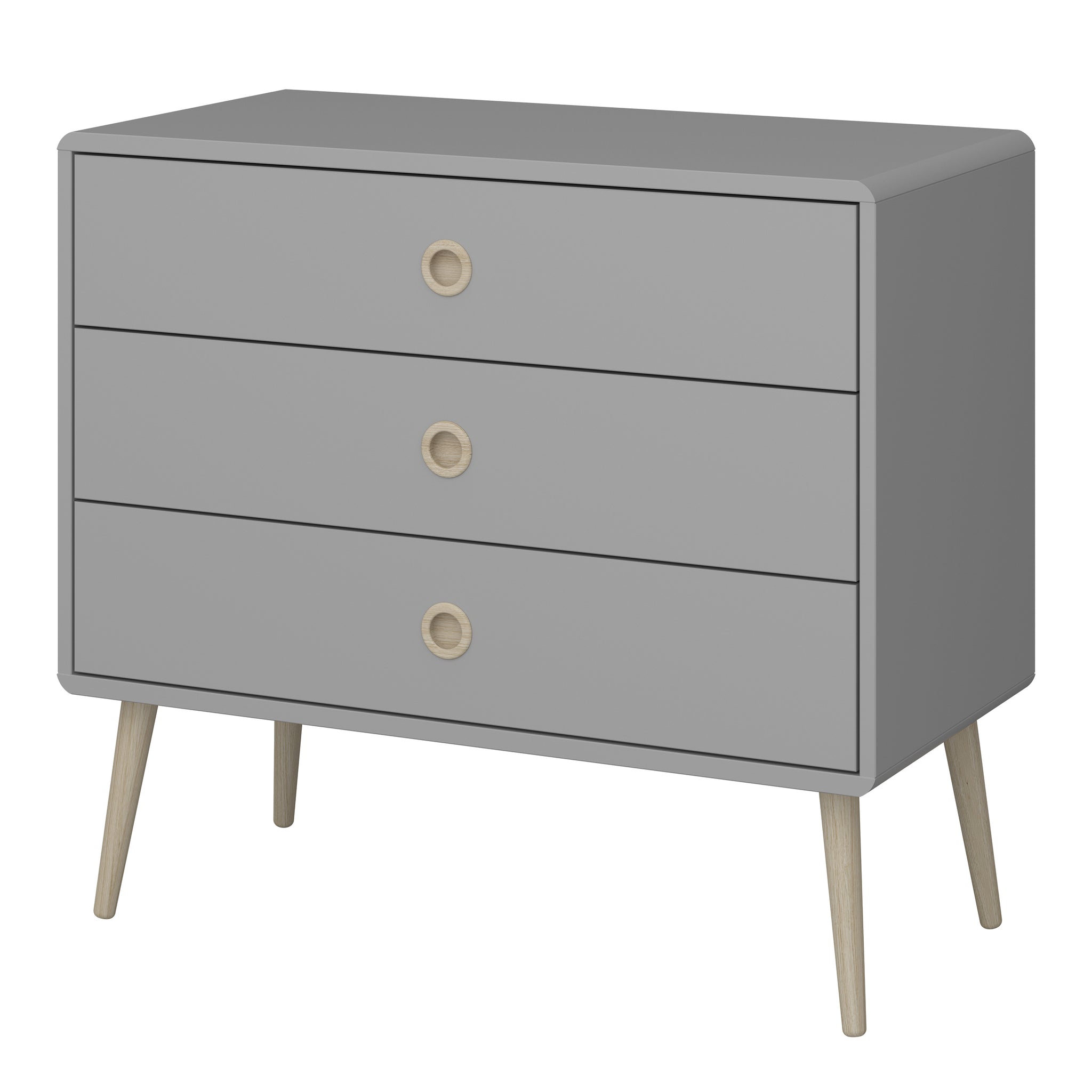 Soft Path3 Drawer Wide Chest