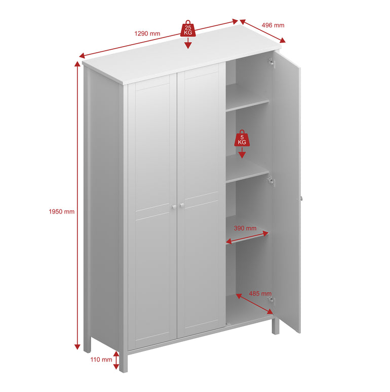 Tromso 3 Door Robe