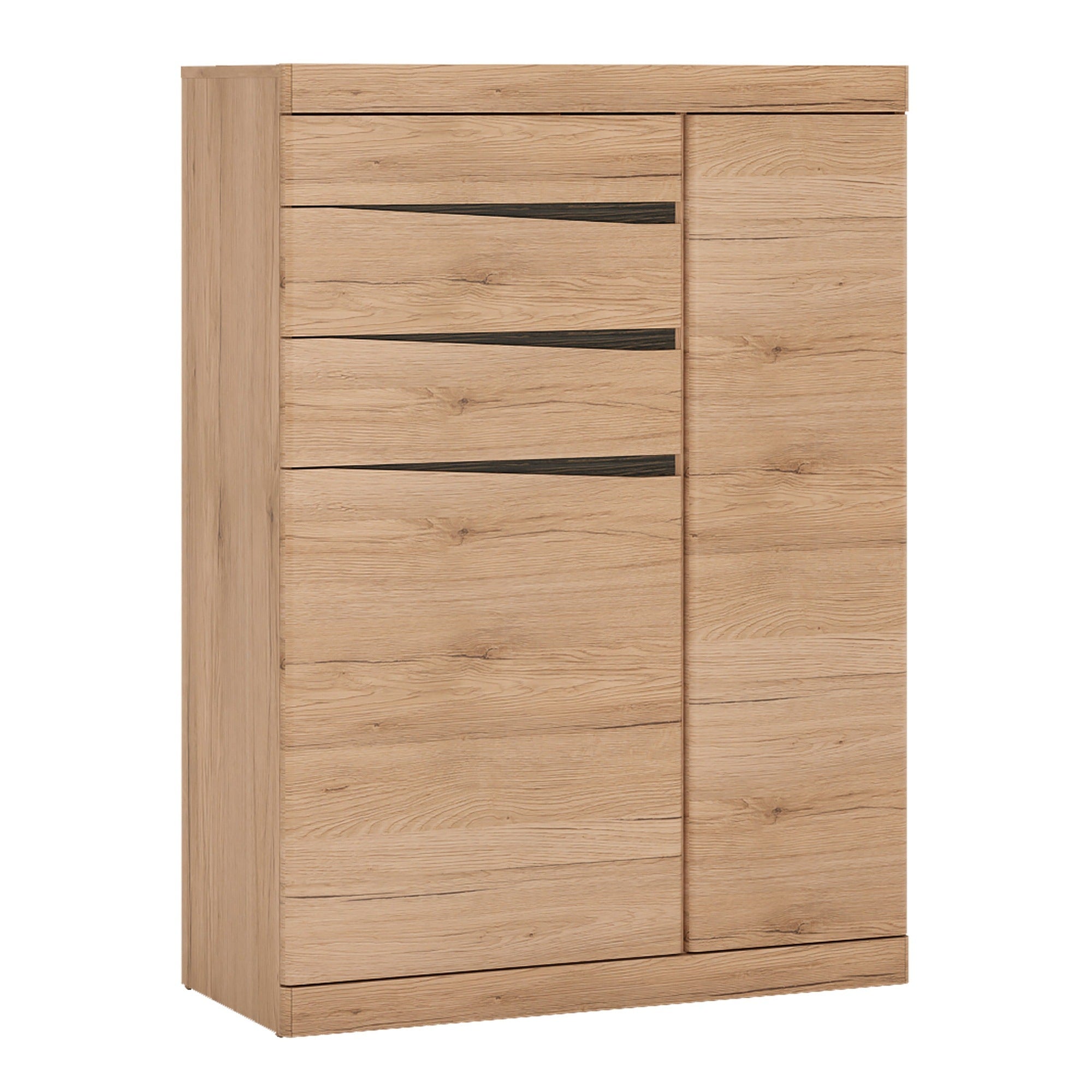 Notting hill 2 Door 3 Drawer Cabinet  in Oak