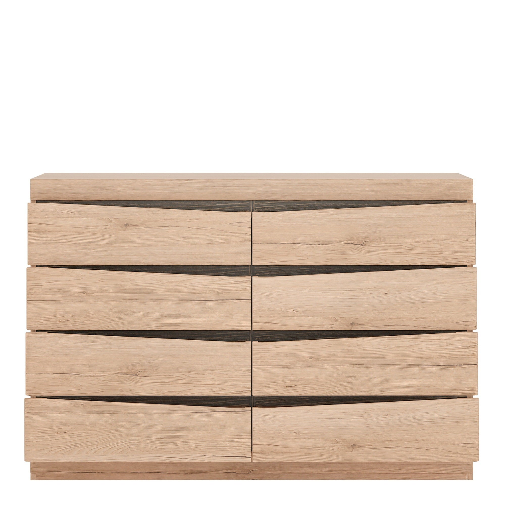 Notting hill 4 + 4 Wide Chest of Drawers in Oak