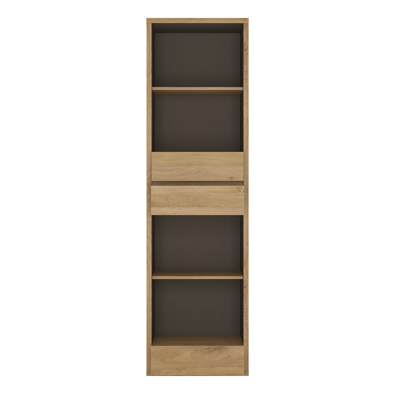 Shetland Tall Narrow 3 Drawer bookcase