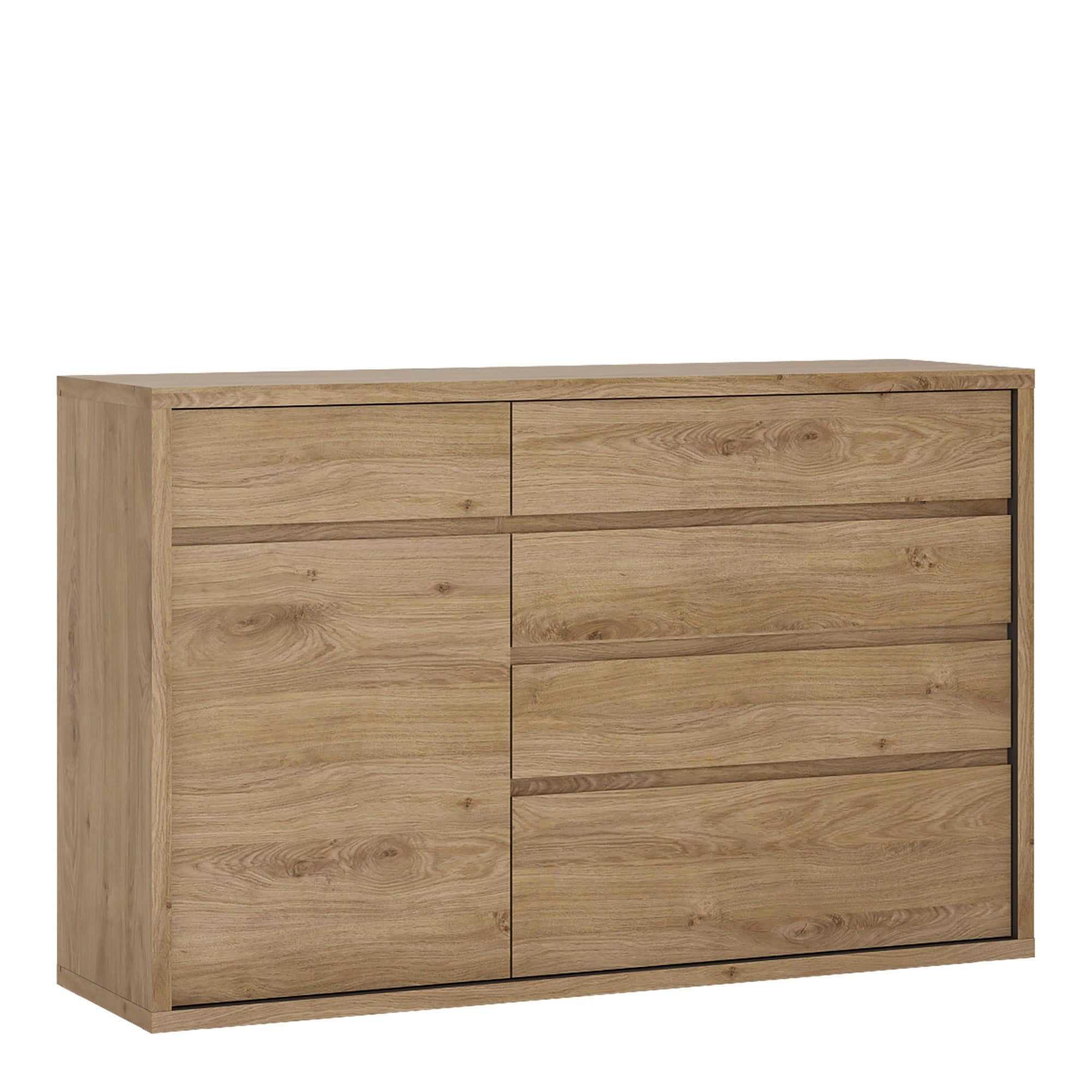 Shetland 1 Door 5 drawer cupboard