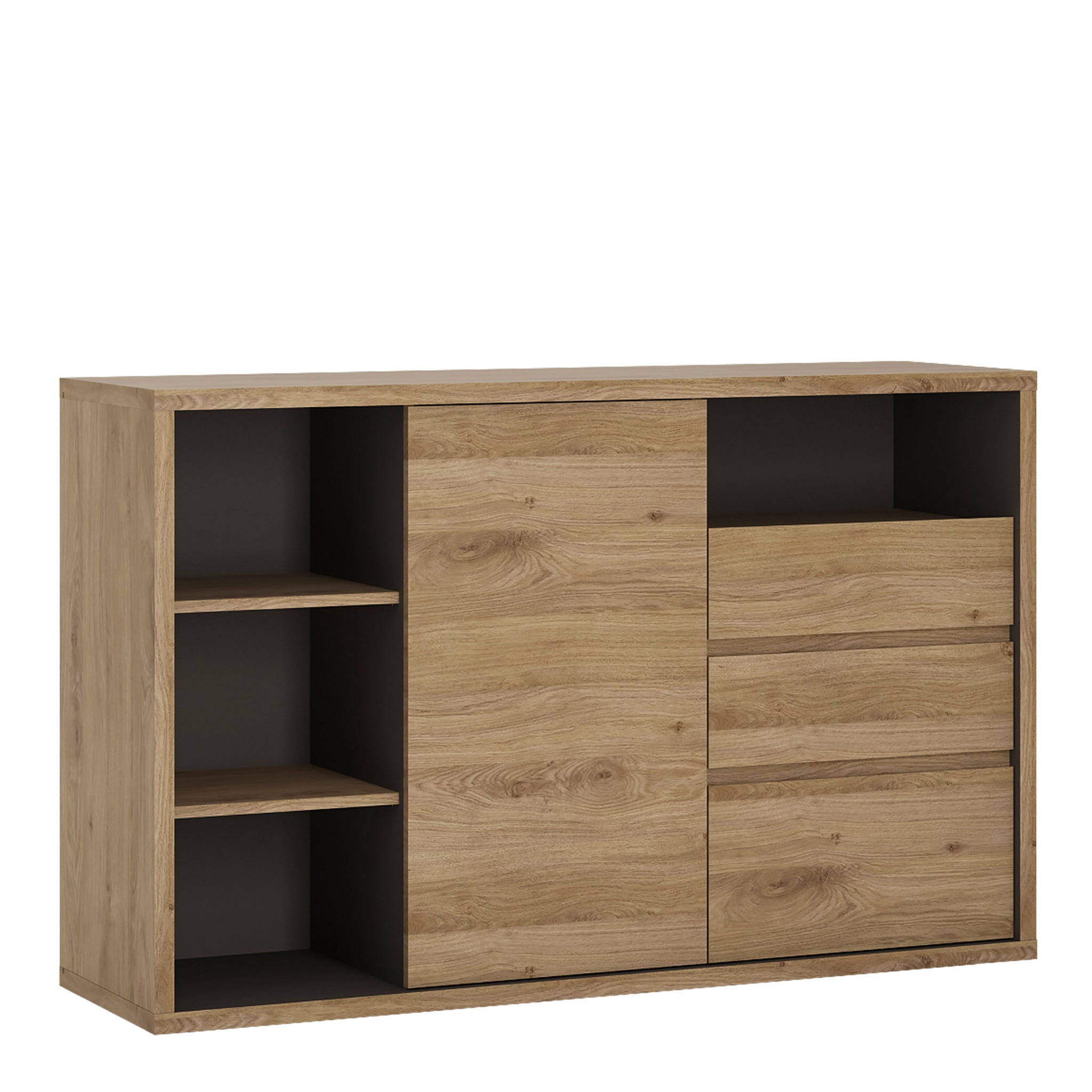 Shetland 1 Door 3 drawer sideboard