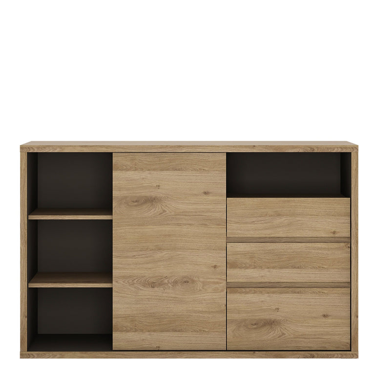 Shetland 1 Door 3 drawer sideboard