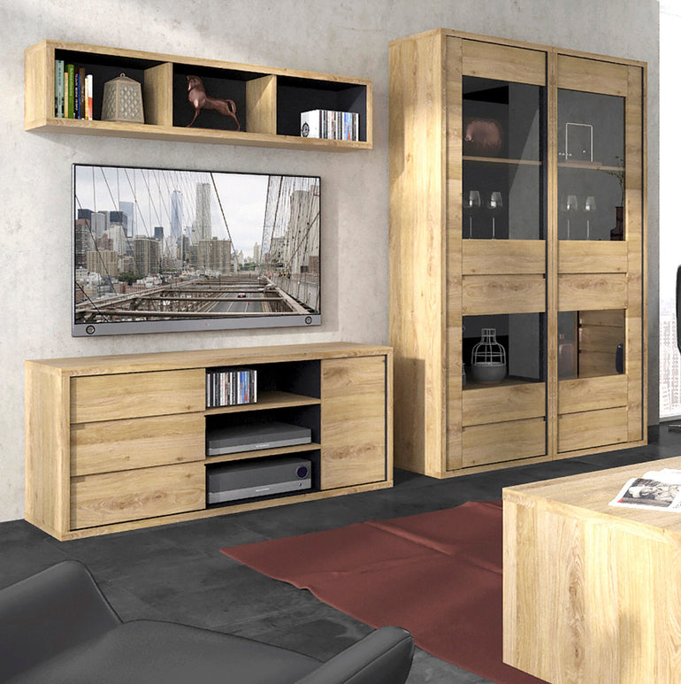 Shetland 1 Door 3 drawer TV cabinet