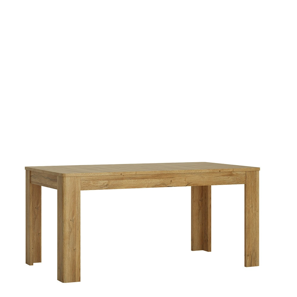 Drapery Extending dining table in Grandson Oak