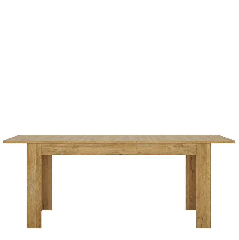 Drapery Extending dining table in Grandson Oak