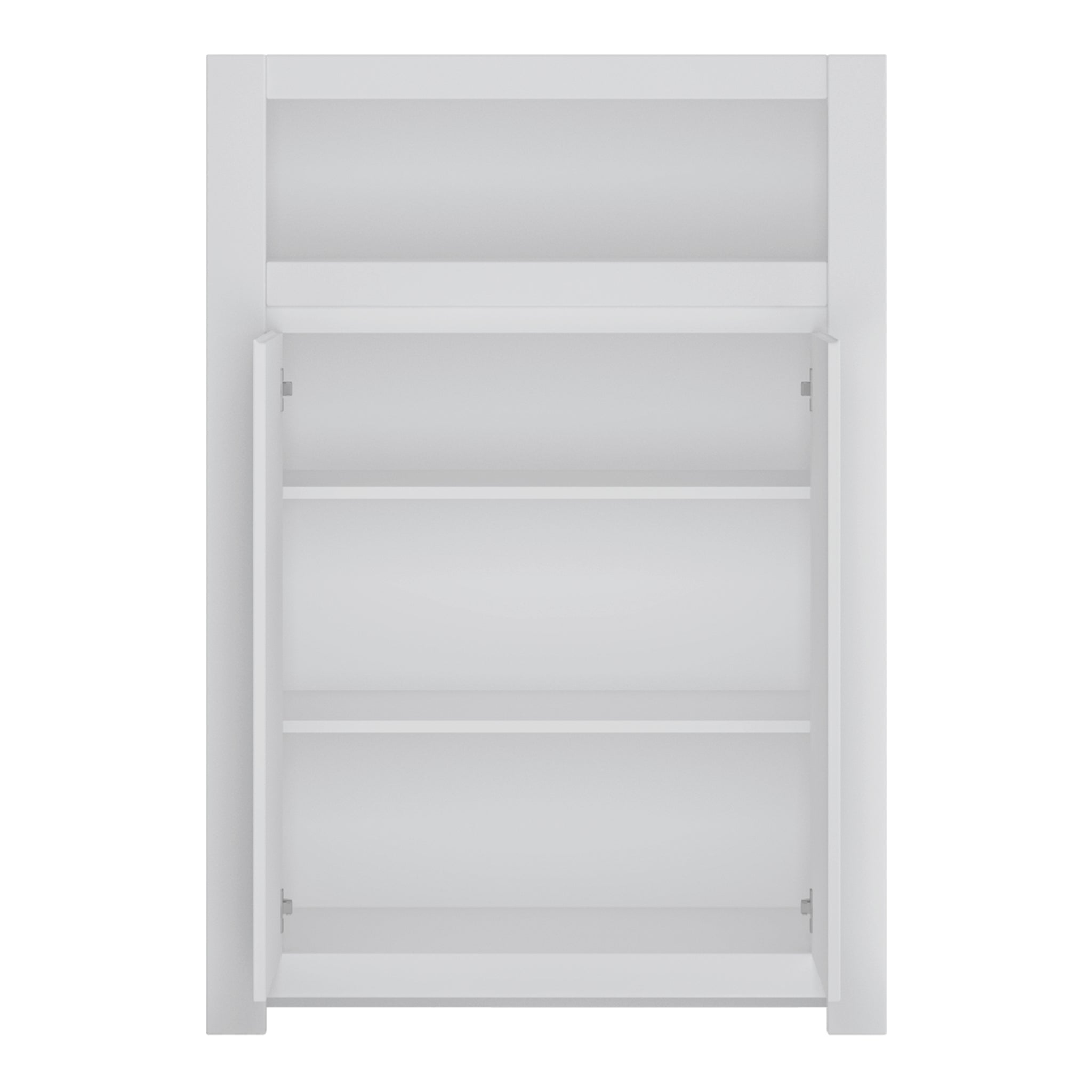 Novus 2 Door Cabinet in Alpine White