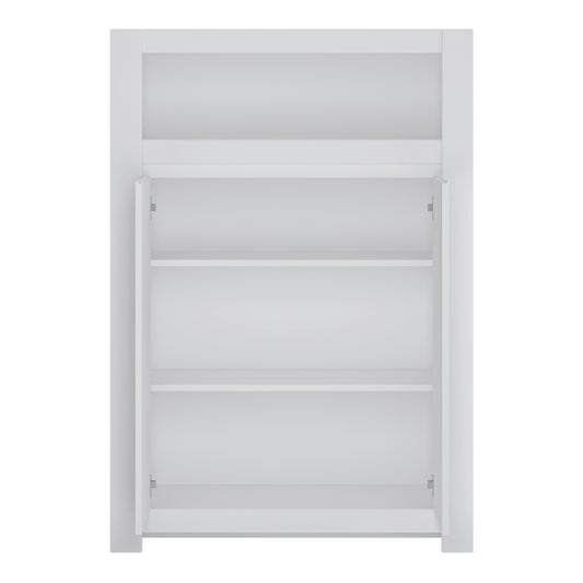 Novus 2 Door Cabinet in Alpine White