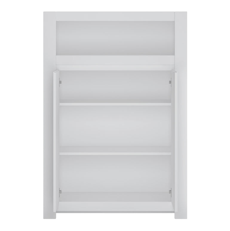 Novus 2 Door Cabinet in Alpine White