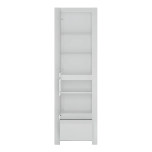 Novus Display Cabinet in Alpine White