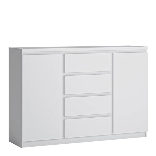 Friboi 2 door 4 drawer sideboard in White