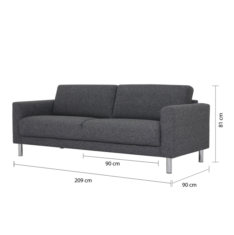 Akron 3-Seater Sofa in Nova