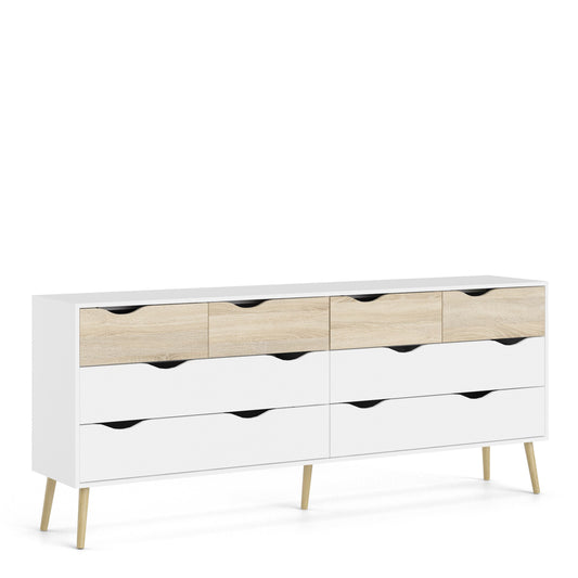 Bergen Double Dresser with 8 Drawers
