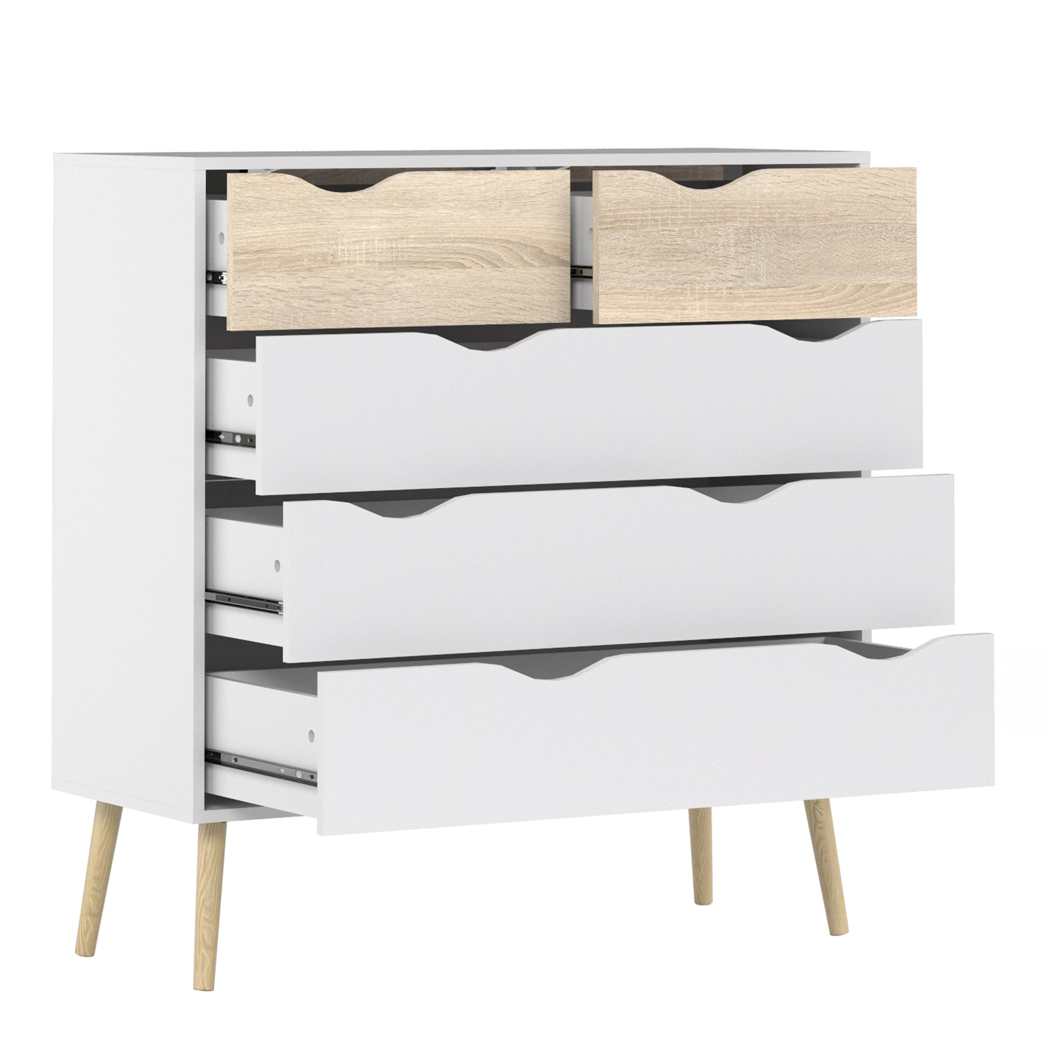 Bergen Chest of 5 Drawers (2+3)