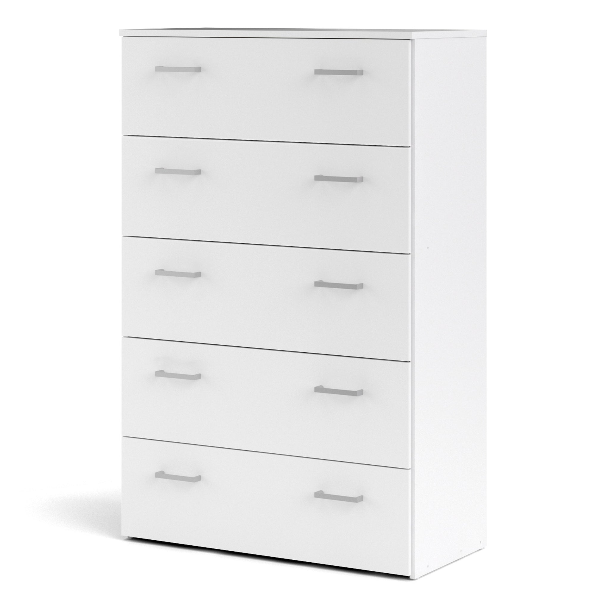 Space Chest of 5 Drawers in White