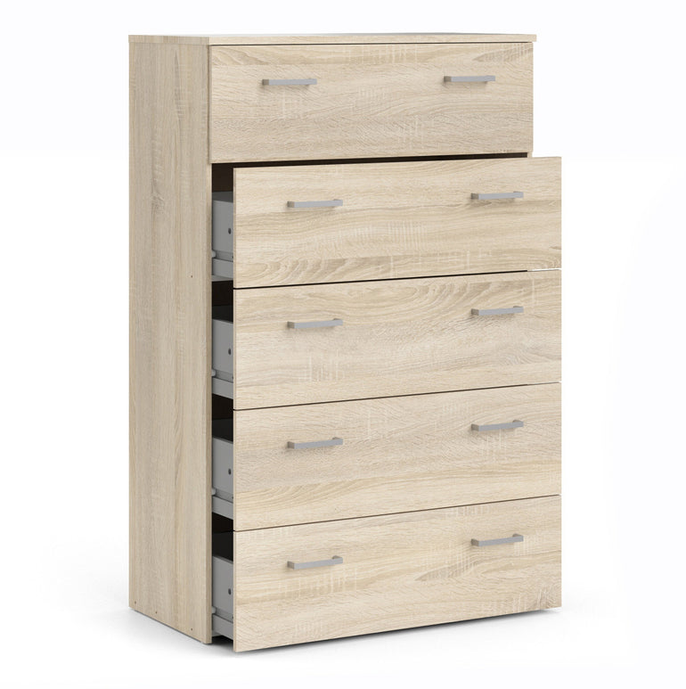 Space Chest of 5 Drawers in Oak