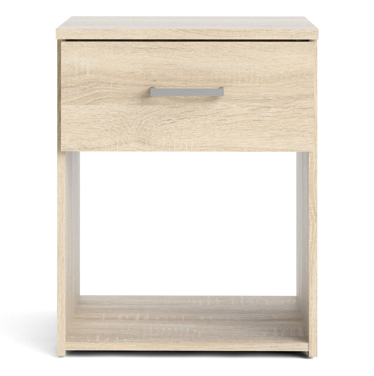 Space Bedside 1 Drawer in Oak