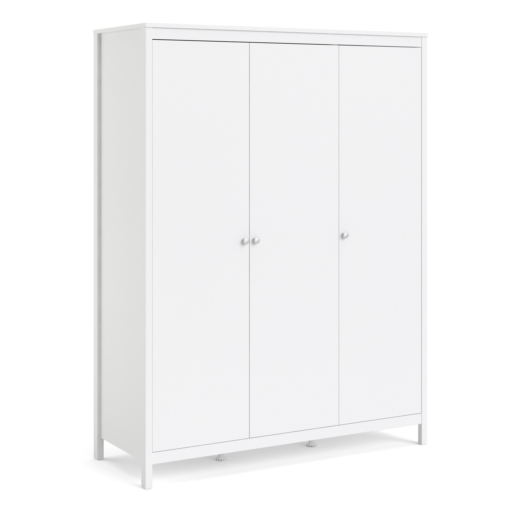 Valencia Wardrobe with 3 doors in White