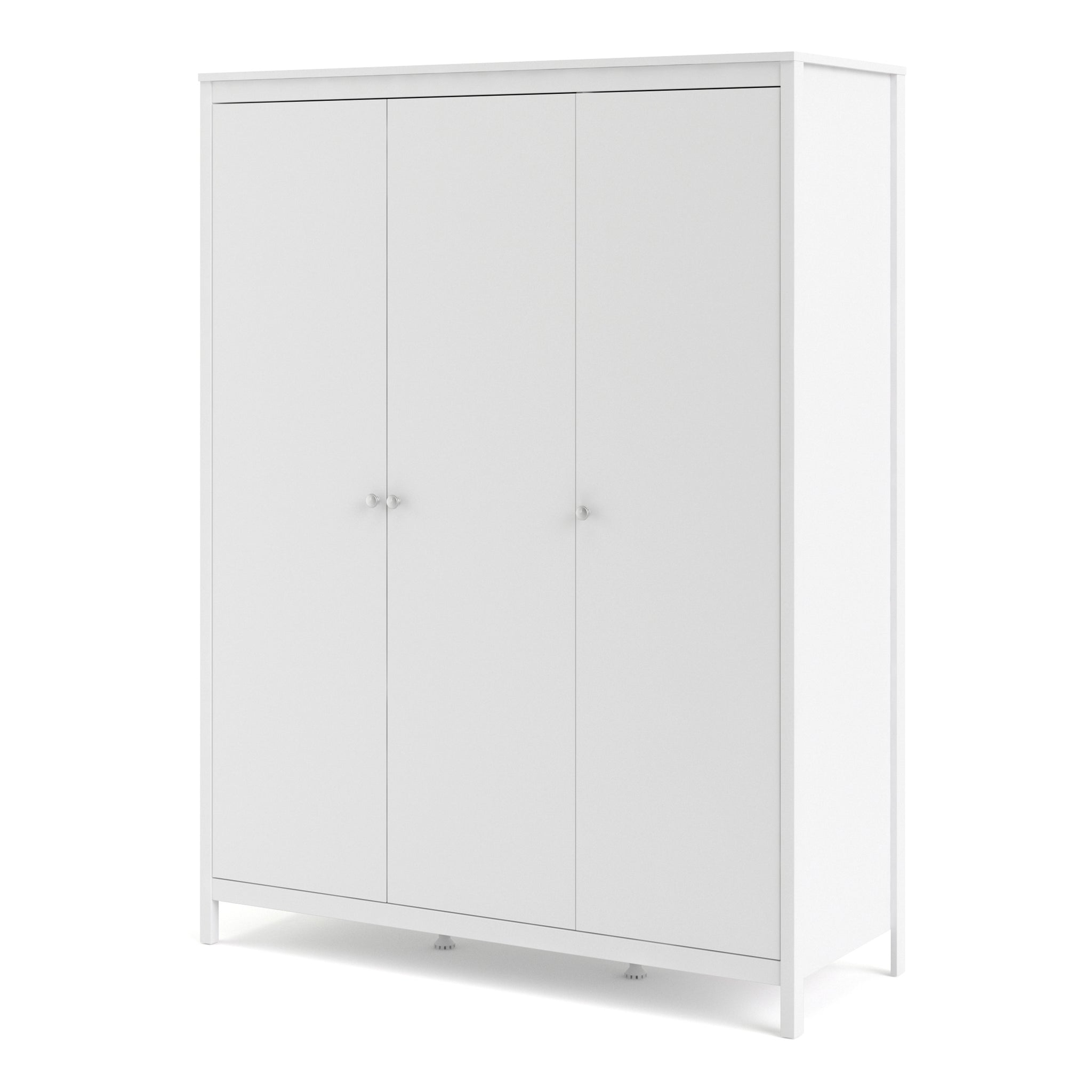 Valencia Wardrobe with 3 doors in White