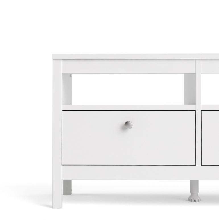 Valencia Tv-unit 3 drawers in White