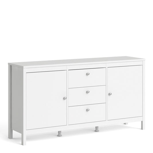 Valencia Sideboard 2 doors + 3 drawers in White