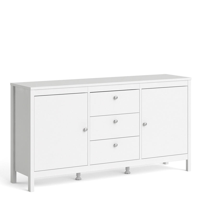 Valencia Sideboard 2 doors + 3 drawers in White