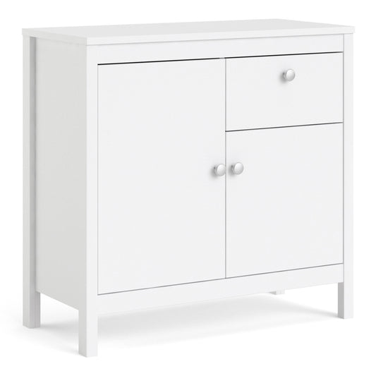 Valencia Sideboard 2 doors + 1 drawer in White