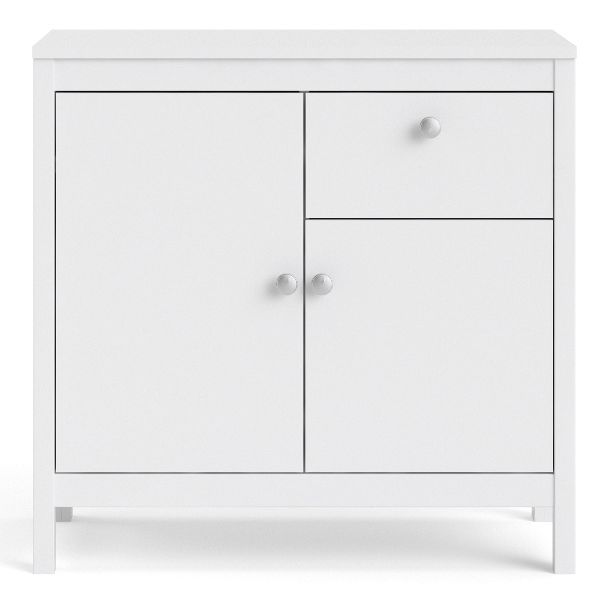 Valencia Sideboard 2 doors + 1 drawer in White