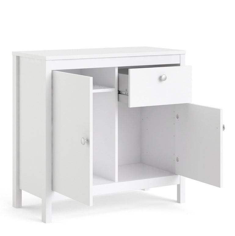 Valencia Sideboard 2 doors + 1 drawer in White