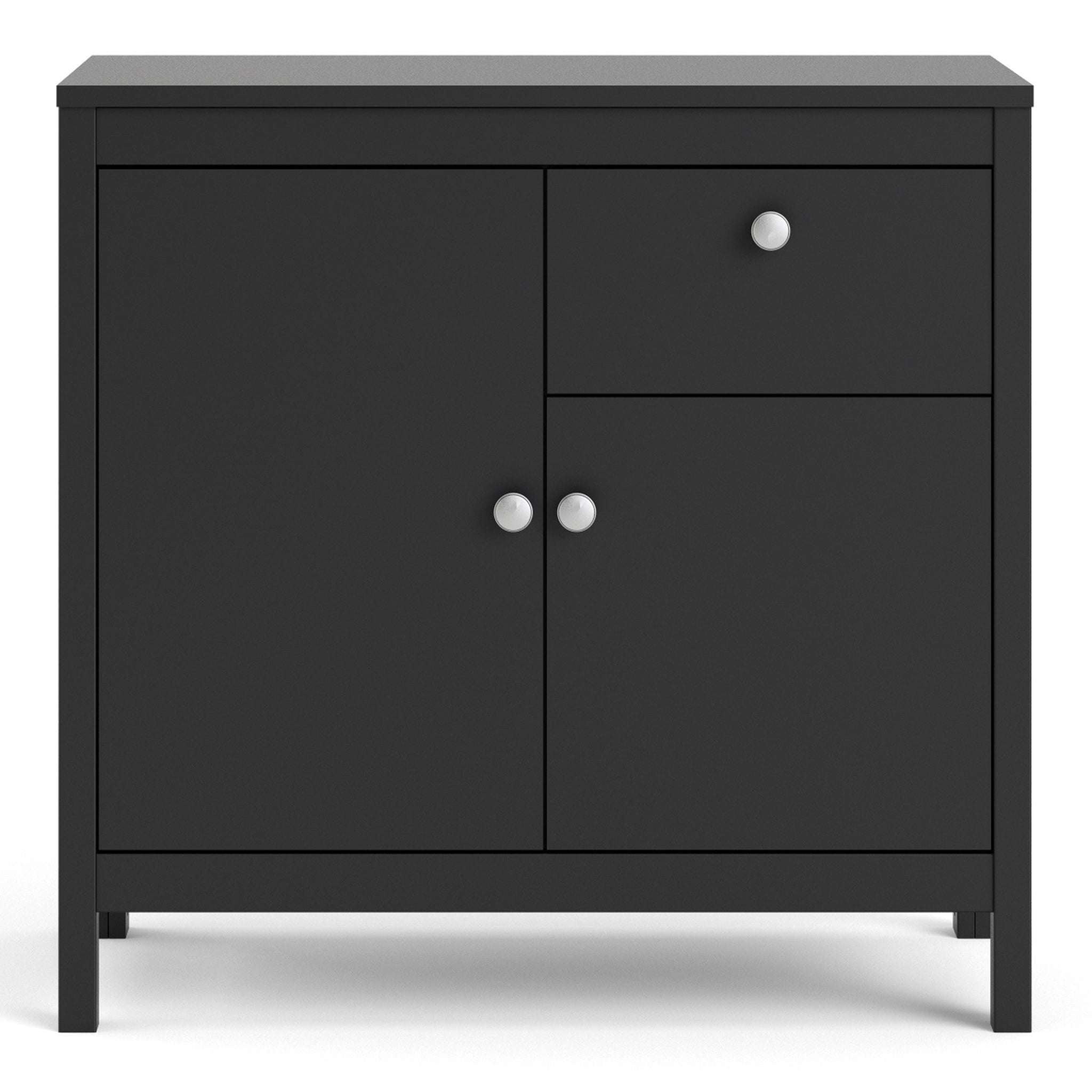 Valencia Sideboard 2 doors in Matt Black