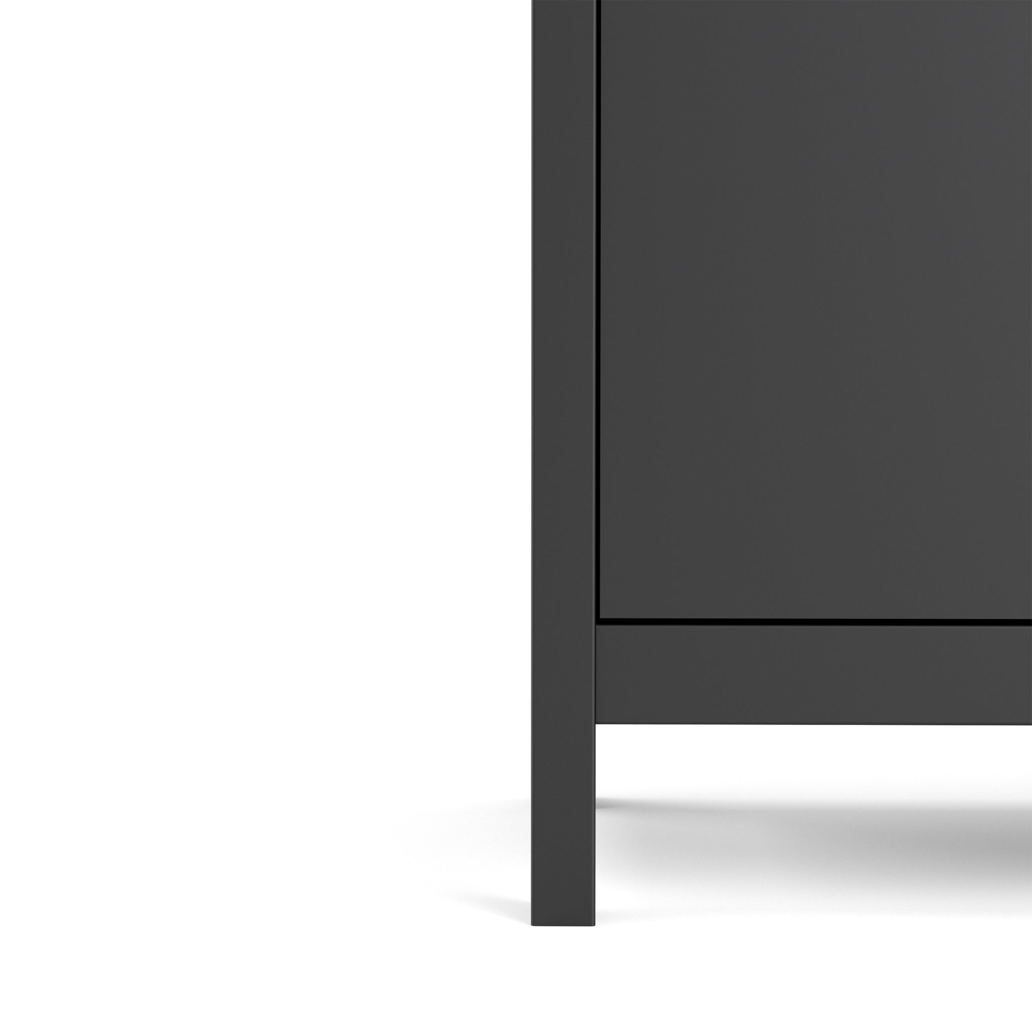 Valencia Sideboard 2 doors in Matt Black