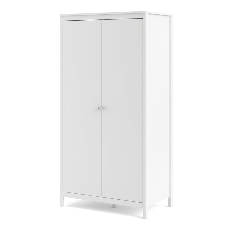 Valencia Wardrobe with 2 doors in White