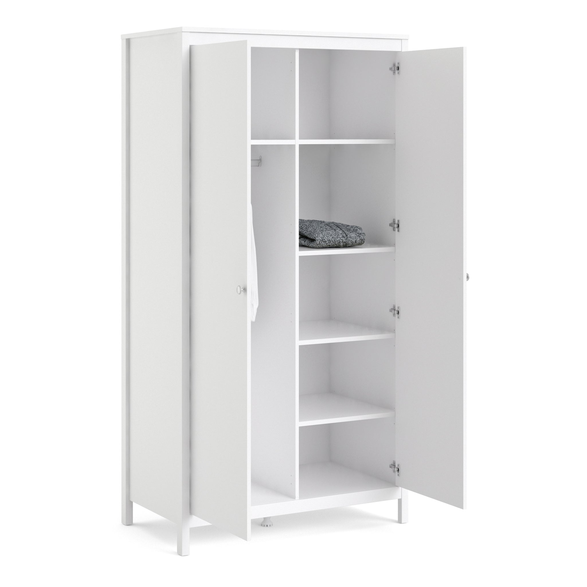 Valencia Wardrobe with 2 doors in White