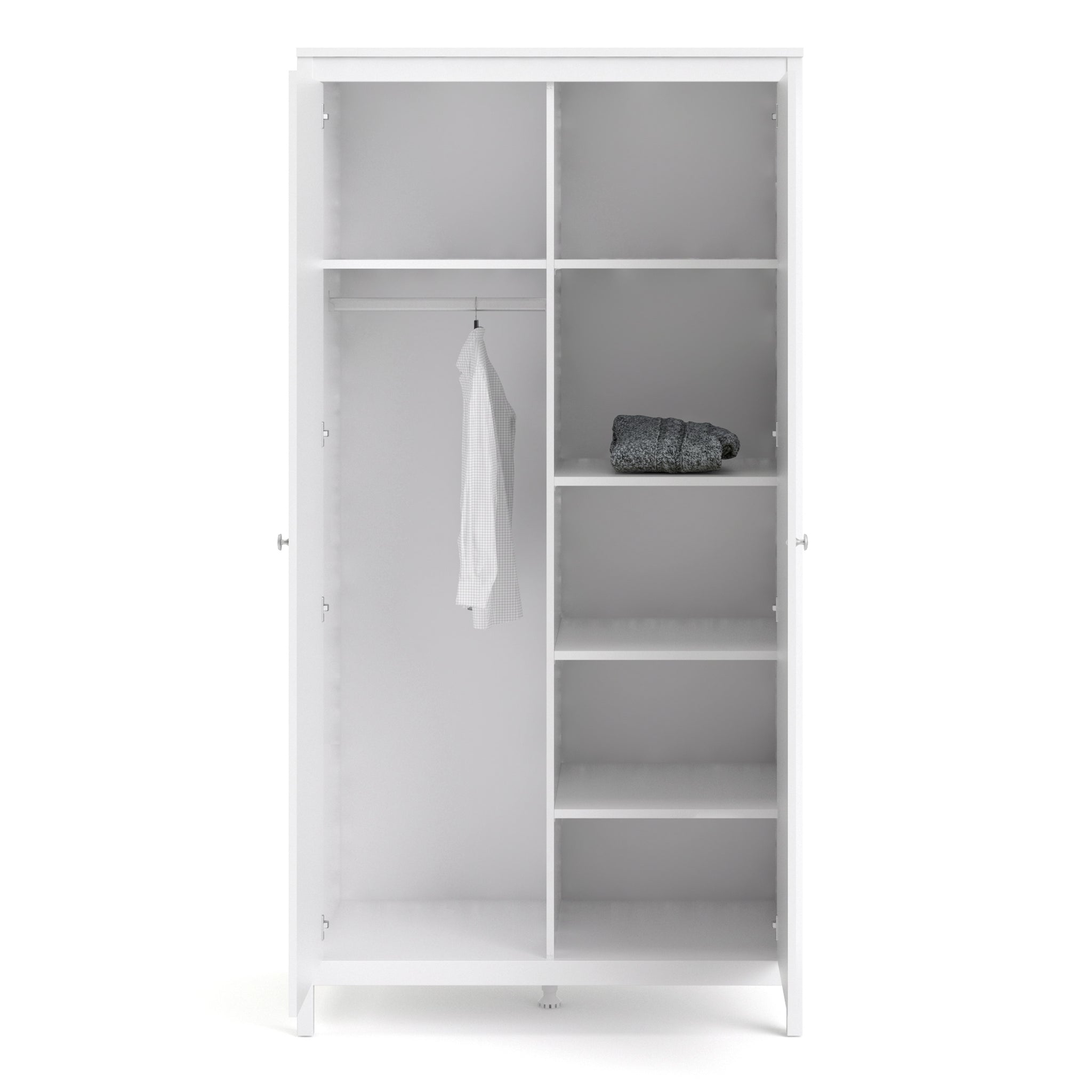 Valencia Wardrobe with 2 doors in White