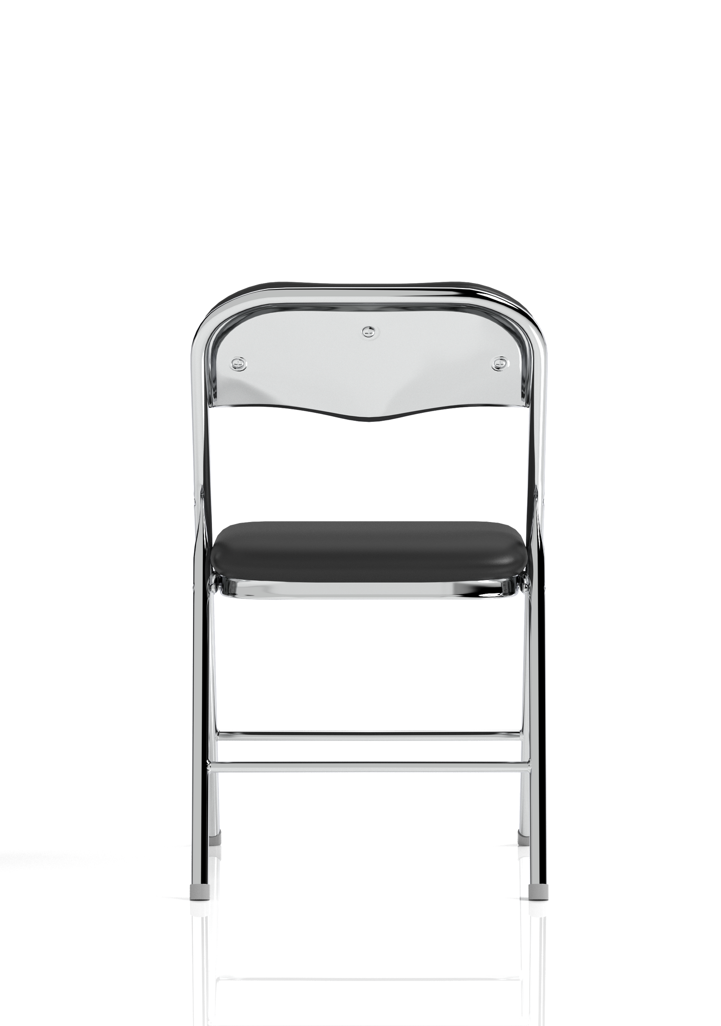 Sicily Black Polyurethane Folding Chair