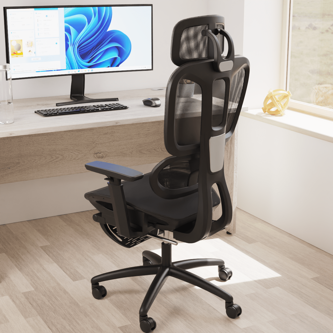 Horizon Executive Mesh Chair With Height Adjustable Arms