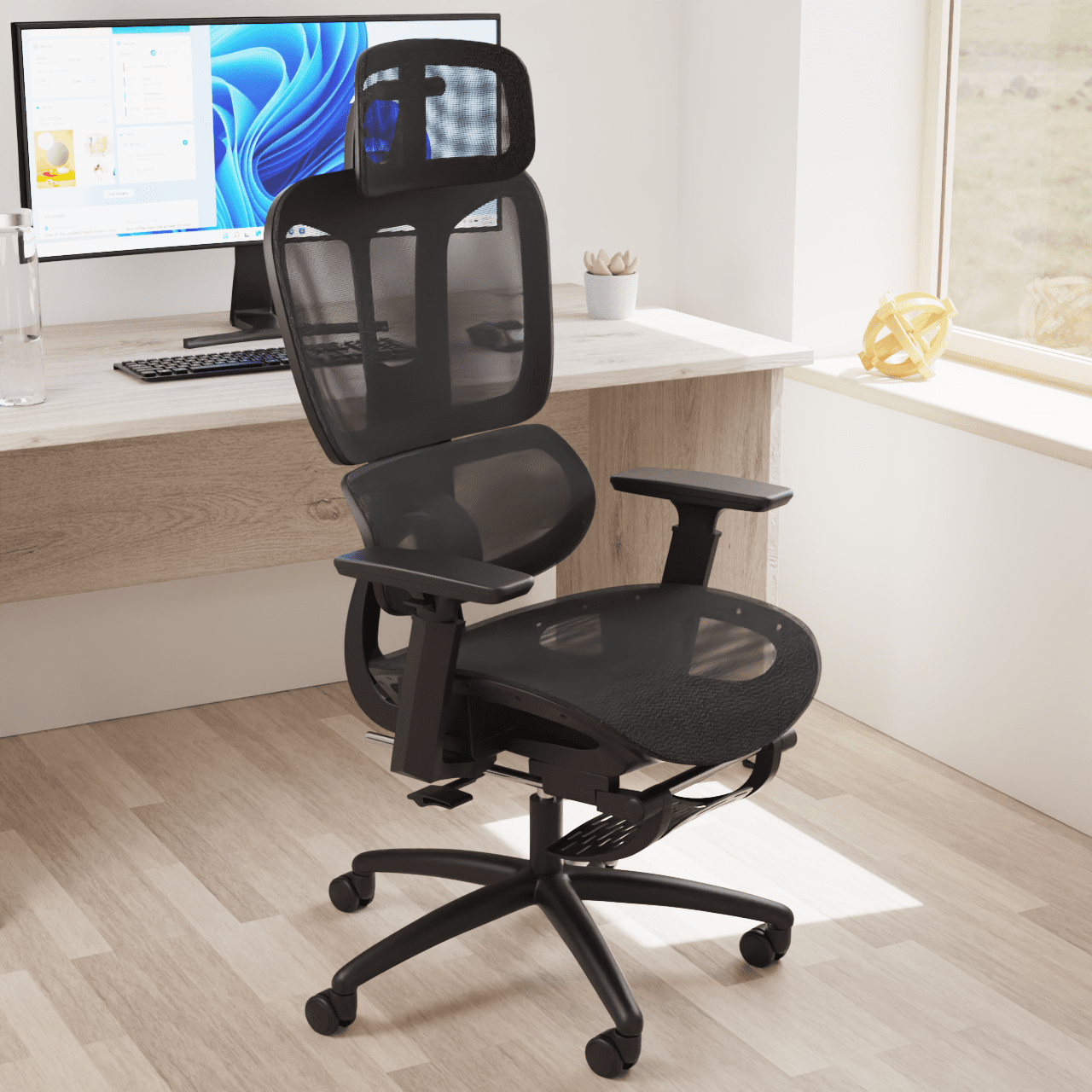 Horizon Executive Mesh Chair With Height Adjustable Arms