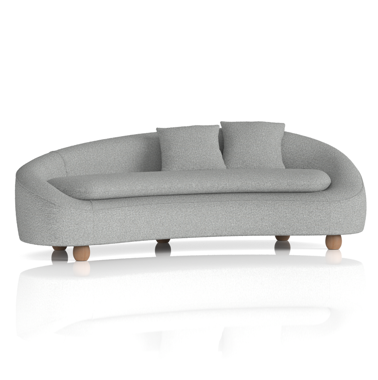 Mimi 3 Seater Curved Sofa