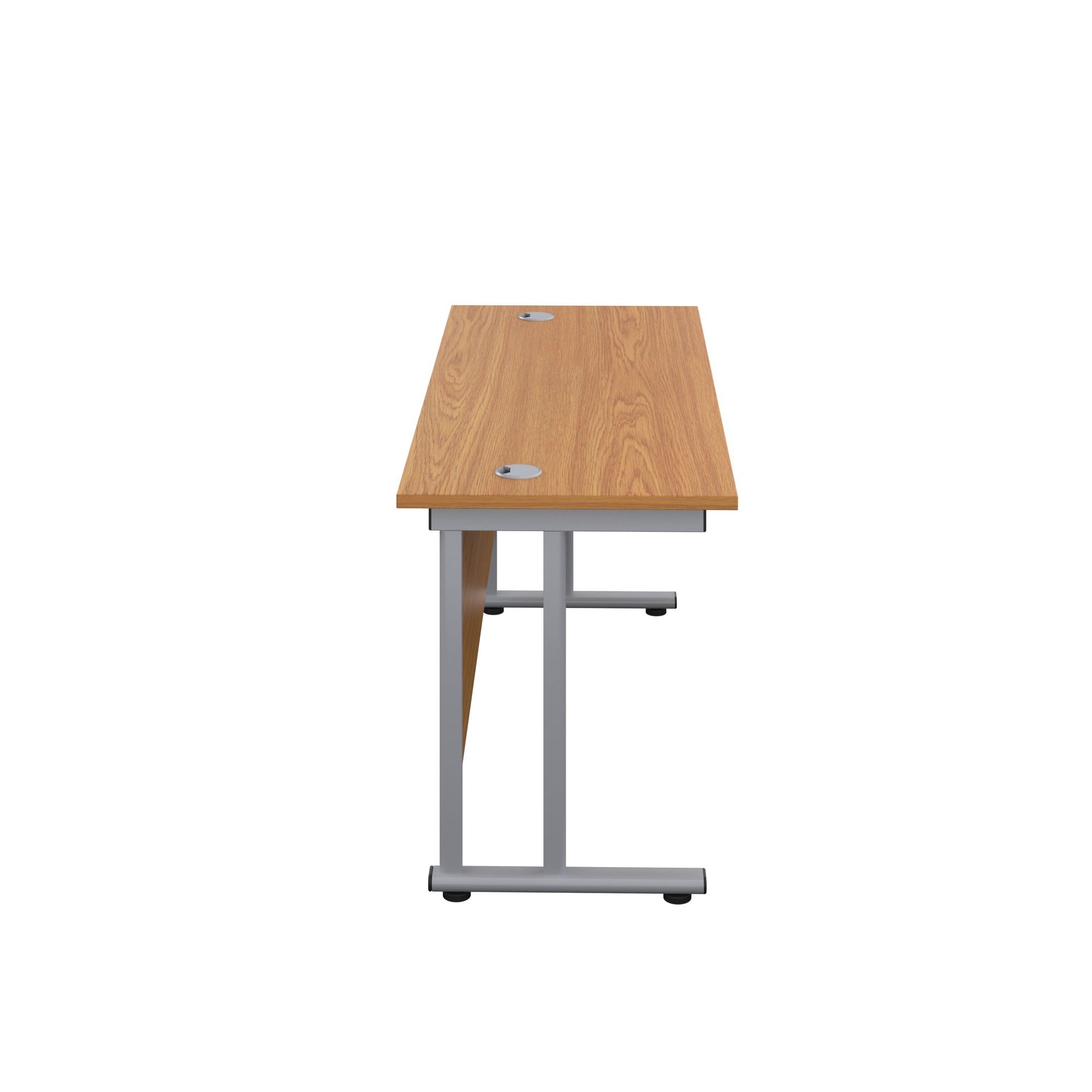 Twin Upright Straight 1600mm Desk