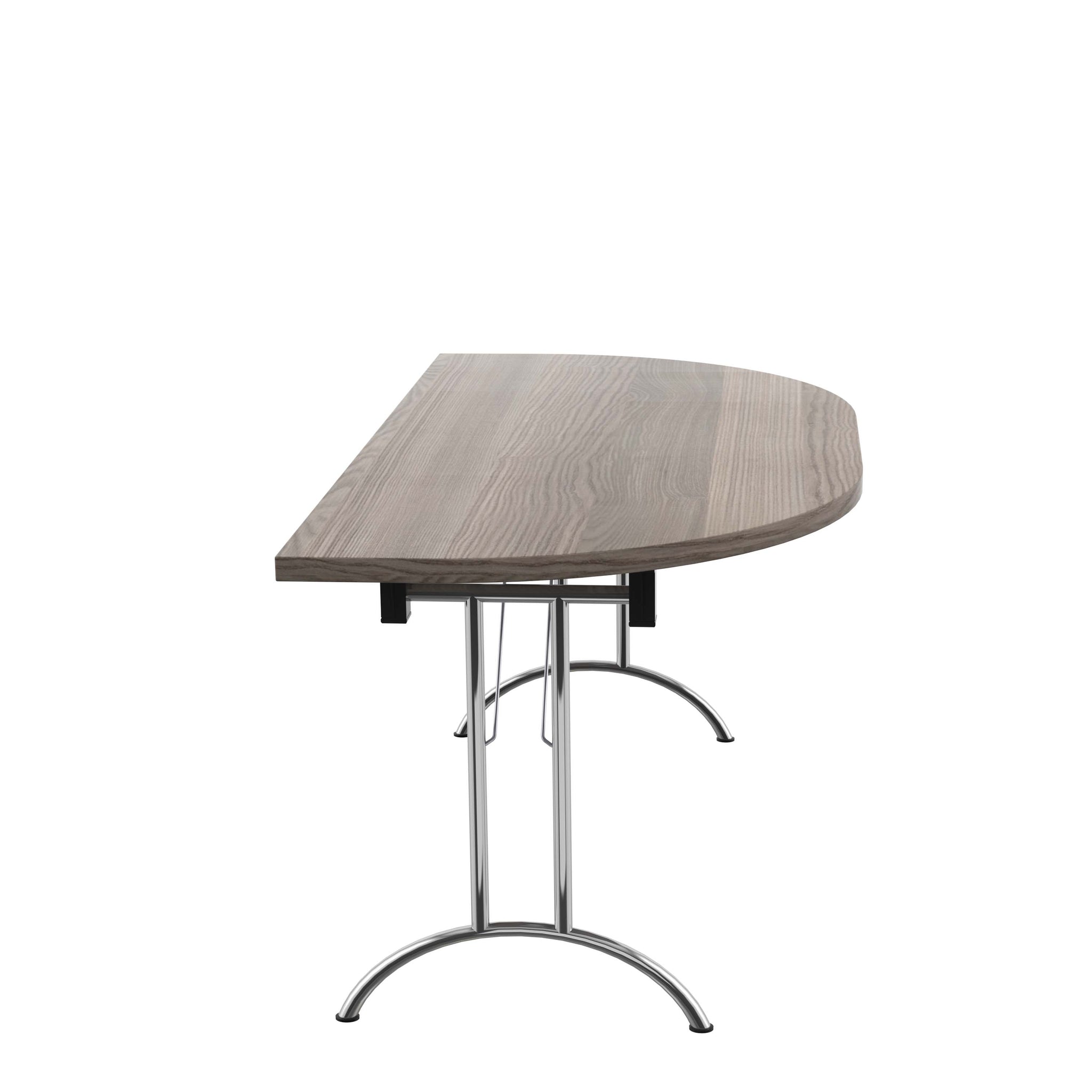 One Union D-End Folding Table