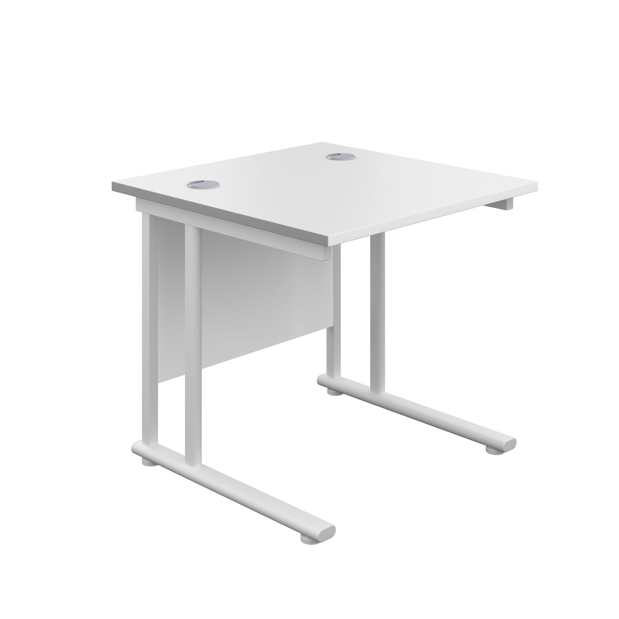 Twin Upright Straight 800mm Desk