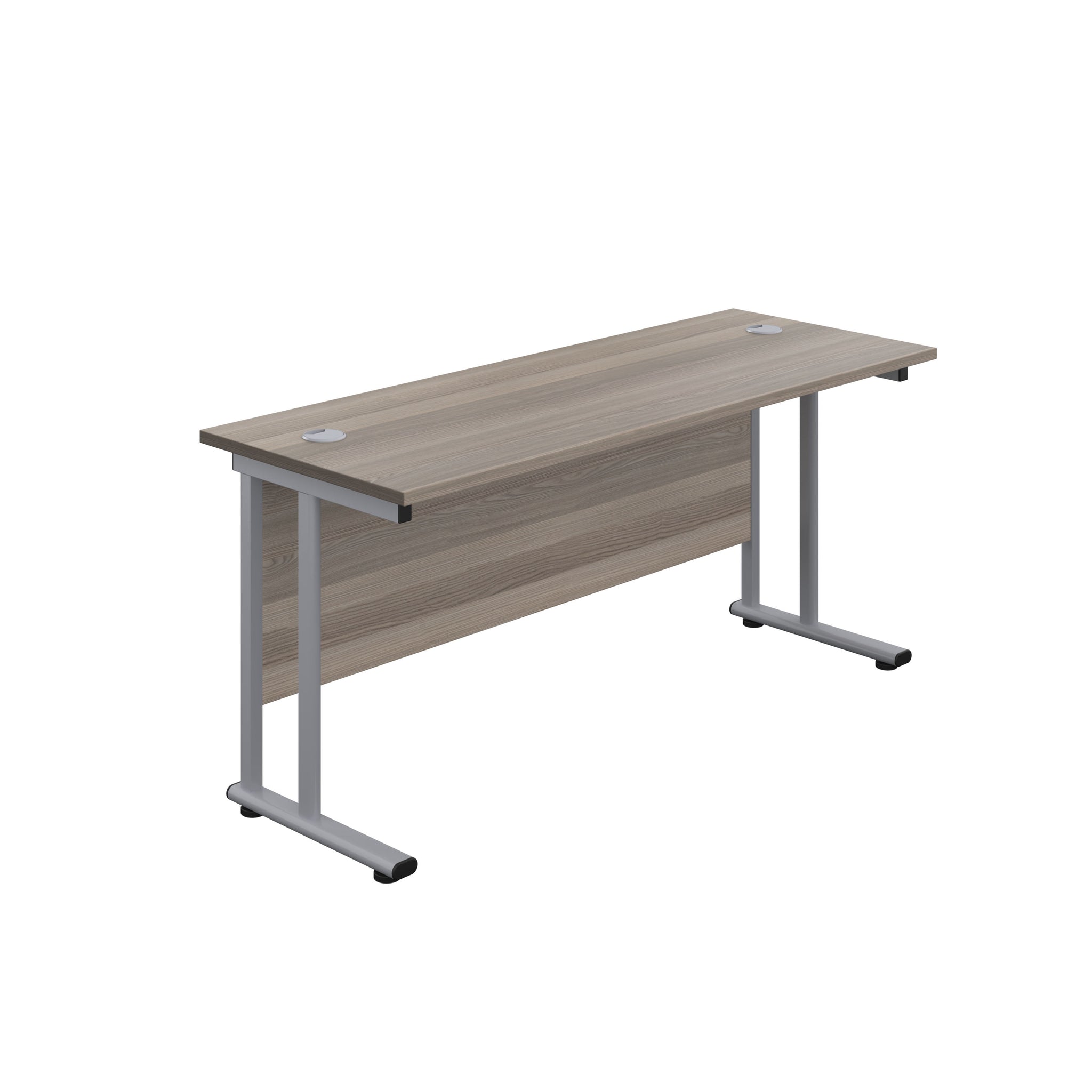 Twin Upright Straight 1800mm Slim Desk