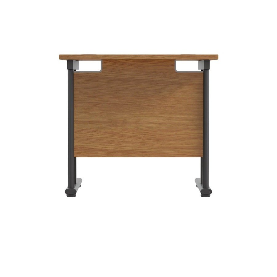 Twin Upright Straight 800mm Slim Desk